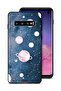غطاء حماية لهاتف Samsung Galaxy S10 بتصميم فن الفضاء