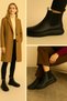 Genuine Leather Winter Women's Boots Elegance with Waterproof, Elastic, Non-Slip Chelsea and Lace-Up Models - 5