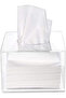 RAHALIFE Clear Acrylic Tissue Box | Rectangular Napkin Holder for Home, Kitchen & Office – 14032 - 3