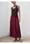 Long Skirt with Pleats - 8