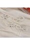 Complete Your Elegance with the Elegant White Pearl Bow Women's Buckle - 2