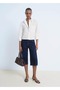 Crop Shirt with Strass Details - 2