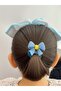 Colorful Ribbon Patterned Hair Clip 1 Piece (10550) - 3