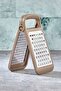 Lino Foldable and Detachable Double-Sided Grater, Practical Grater with Stainless Steel Blades Beige - 5