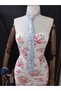 Floquet Patterned Linen Women's Tie - 5