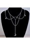 Stylish Chain Necklace Carrying the Sparkle of the Night Sky - 2