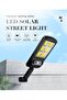 LED Solar Street Lights Outdoor, 120 LED Wireless IP65 Motion Sensor Security Wall Lighting with 3 M - 7