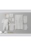 Boxed 100% Organic Cotton 10 Piece Baby Girl Lace and Butterfly Embroidered Hospital Discharge Bodysuit Set - 3