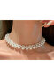 Complete Your Elegance with the Elegant White Pearl Women's Necklace