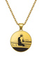 Nighthawks (Nighthawks)- Edward Hopper |   316L Steel Necklace - 4