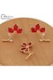 Complete Your Elegance with Elegant Flower Model Women's Earrings - 2