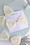 Daisy Patterned Yellow Tulle Ballerina Bow Clip Children's Hair Clip - 1 Piece - 3