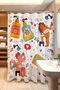 Bathroom Curtain, Bathroom Party Patterned Shower Curtain, Bathtub Curtain 175X200Cm - 3