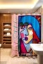 Bathroom Curtain, Surreal Female Silhouette Patterned Shower Curtain, Bathtub Curtain 175X200Cm - 4