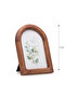 Brown Decorative Wooden Photo Frame 17 cm - 5