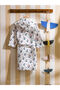 Hello Kitty Printed Hooded Girl's Bathrobe - 2