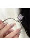 Silver Color Rose Model Detailed Steel Bracelet - 6