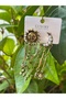 Vintage Pearl Detailed Gothic Earrings - 3