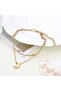 Stylish Chain Detailed Moon Foot Anklet Set - 3