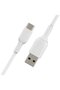 Boost Charge 15W USB-A to USB-C Cable, 1m, White - 4