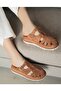251743 Women's Genuine Suede Leather Closed Front Anatomical Sole Slippers - 8