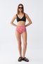 Women's Padded High Waist Bikini Set - Black - 2