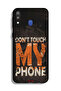 Samsung Galaxy M20 Protective Case Cover Do Not Touch My Phone - 2