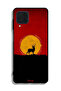 Samsung Galaxy M32 4G Protective Case Cover Deer And Moon Artwork - 2