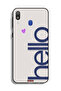 Samsung Galaxy M20 Protective Case Cover Hello - 2