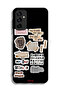 Samsung Galaxy M23 Protective Case Cover Good Luck Quotes Stickers - 2