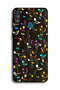 Samsung Galaxy M30s Protective Case Cover Music Fabric Pattern - 2