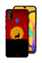 Samsung Galaxy M30s Protective Case Cover Deer And Moon Artwork