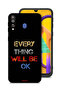 غطاء حماية لهاتف Samsung Galaxy M30 كل شيء سيكون على ما يرام