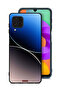 Samsung Galaxy M22 Protective Case Cover Curve Lines Pattern