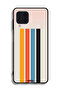 Samsung Galaxy M22 Protective Case Cover Straight Lines Pattern - 2