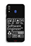 Samsung Galaxy M20 Protective Case Cover Software Engineer Sticker - 2