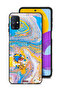 Samsung Galaxy M51 Protective Case Cover Gems Colorful Abstraction
