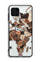 Samsung Galaxy M22 Protective Case Cover World Map Art - 2