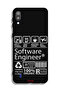 Samsung Galaxy M10 Protective Case Cover Software Engineer Sticker - 2