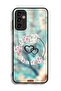 Samsung Galaxy M13 Protective Case Cover Hearts In Ring Art - 2