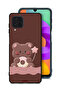 Samsung Galaxy M22 Protective Case Cover Donut Bear