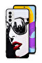 Samsung Galaxy M52 5G Protective Case Cover Girl Face Abstract Art