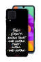 Samsung Galaxy M32 4G Protective Case Cover They Dont Know What We Know They Know
