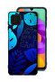 Samsung Galaxy M32 4G Protective Case Cover Leaves Pattern