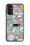 Samsung Galaxy M23 Protective Case Cover Good Vibes Stickers - 2