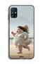 Samsung Galaxy M51 Protective Case Cover Fatty Baby Girl Running - 2