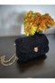 Faux Fur Rope Hand Knitted Bag, Shoulder Bag with Strap, Bag for Special Occasions. - 4