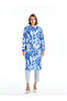 Lcwaikiki Classic Blue Print Women's Shirt Tunic - 2