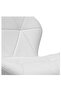 Rixo 3 Piece Adjustable Round Mdf Wood Bar Table Set & 2 Diamond Style Pu Leather Bar Chairs, White - 5