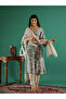 Floral Printed V-Neck Pure Cotton Kurta and Pants Set - 3